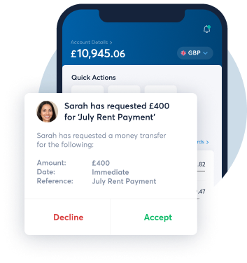 Request money from family